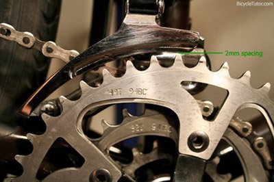 front derailleur height adjustment