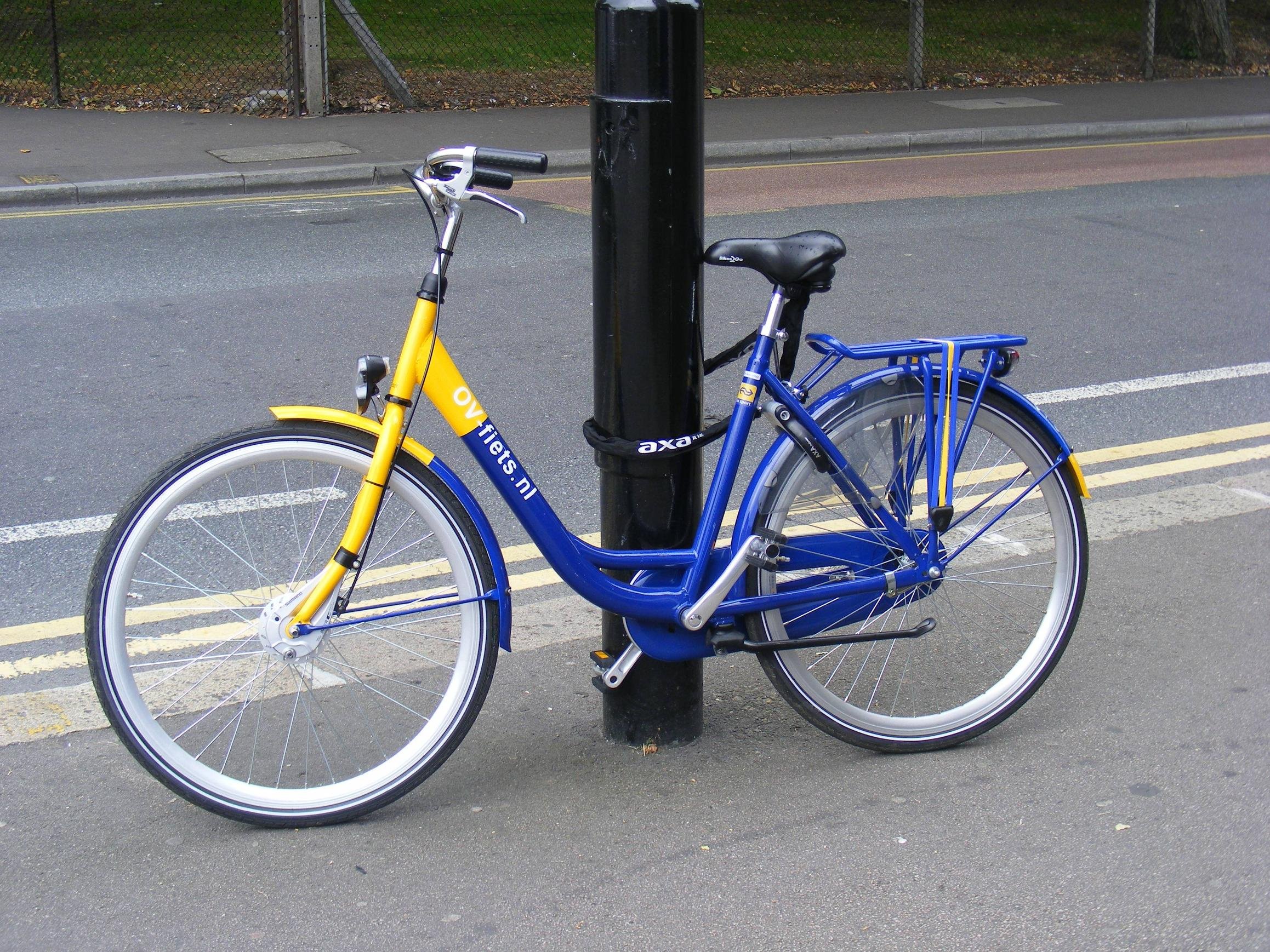 an OV (rental) bike, without gears