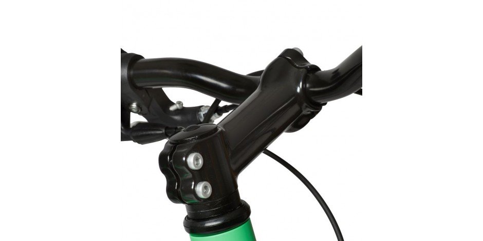 stem of bicycle with handlebars fitted