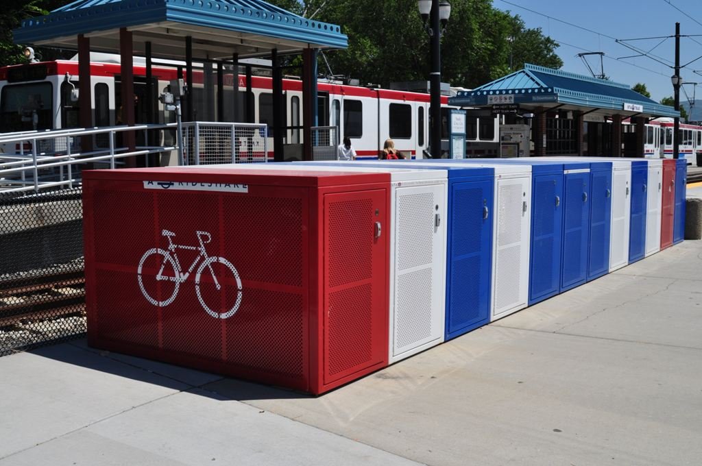 bicycle lockers